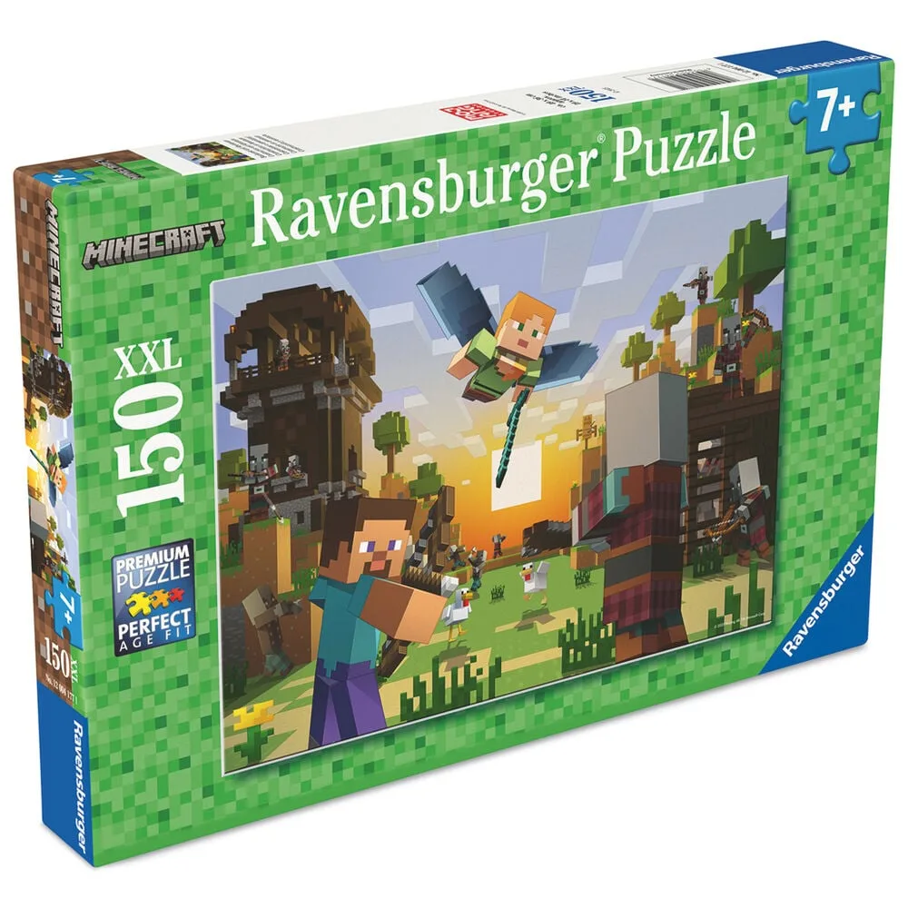 Puzzle XXL Minecraft com 150 peças e 49 x 36 cm