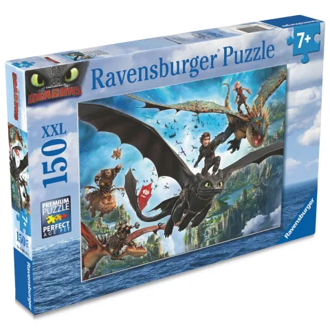 Junta-te aos vikings e dragões com o puzzle XXL de Como Treinar o Teu Dragão 2