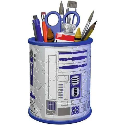 Puzzle 3D porta-lápis R2-D2 de Star Wars