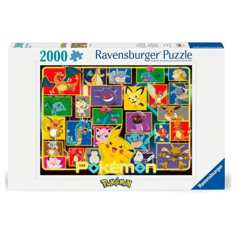 Puzzle Pokémon da Ravensburger com 2000 peças e 98 x 75 cm depois de montado