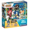 Corre com o Puzzle Sonic the Hedgehog de 180 peças da Clementoni. Mede 48