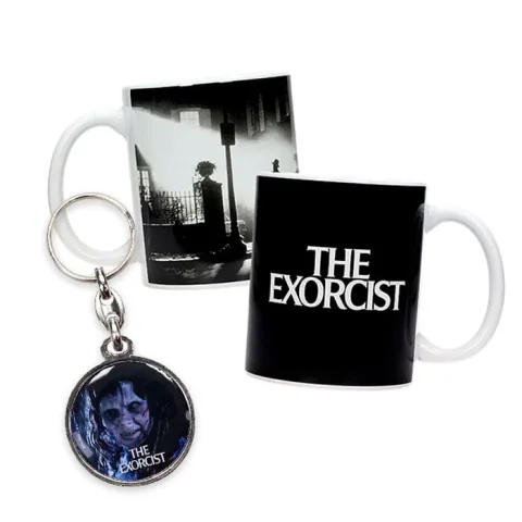 Leva o terror clássico para o dia a dia com o Conjunto Caneca e Porta-chaves Metálico O Exorcista da SD Toys. Uma oferta com carácter para fãs. Encontra já!