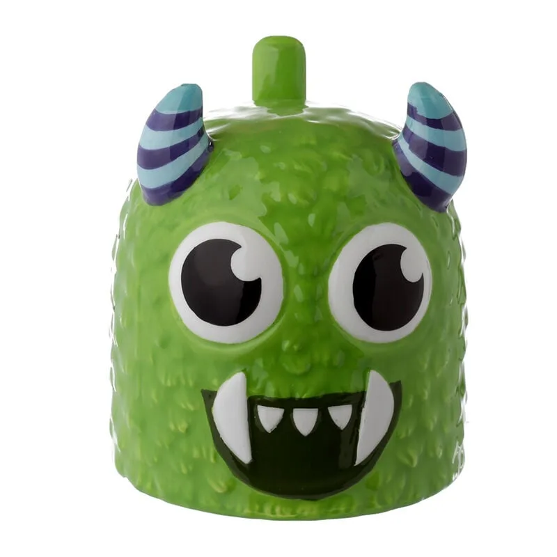 Bebe com bom humor na caneca 3D Monstro Monstarz verde