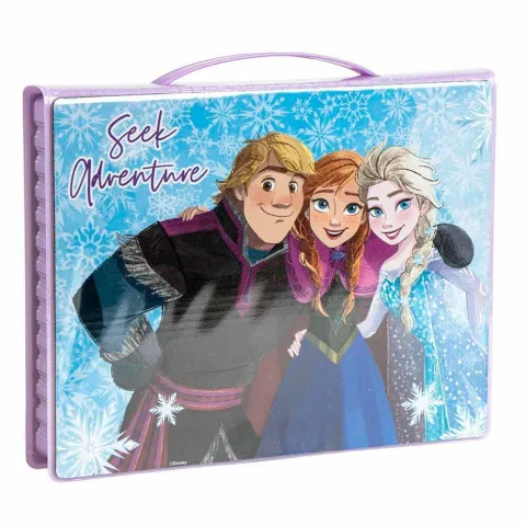 Desenha e colore com o Conjunto de Papelaria Frozen Disney da Cerdá