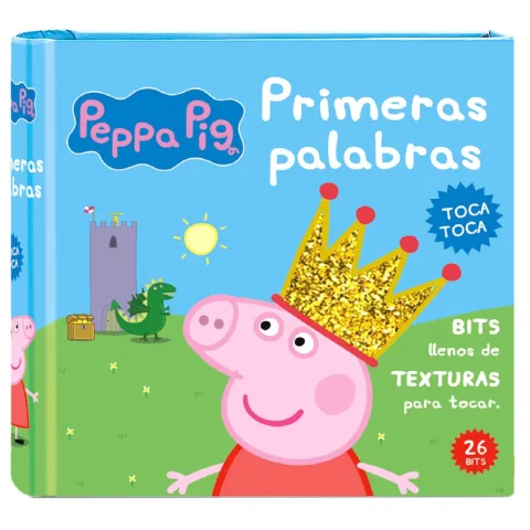 Descobre os Bits de Texturas Primeiras Palavras Peppa Pig