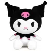 Peluche Kuromi preto com 22 cm