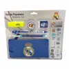 Conjunto de Papelaria Real Madrid de 7 peças com estojo