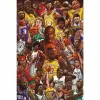 Dá espírito de equipa à parede com o poster Estrelas do Basquetebol. Papel brilho de 150 gr e 91