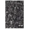 Dá ritmo à parede com o poster Todas as Estrelas do Hip Hop. Papel brilho de 150 gr e 91