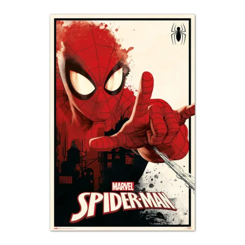 Enche a parede de ação com o poster do Homem-Aranha
