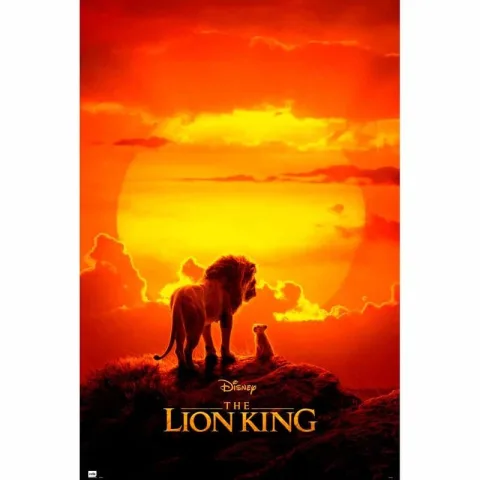 Traz o reino de Simba para a parede com o poster O Rei Leão da Disney. Impresso em papel brilho de 150 gr e com 91