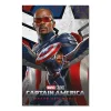 Dá um ar épico à parede com o Poster Capitão América Um Novo Mundo Marvel da Erik. Papel brilhante de 150 gr e formato 91