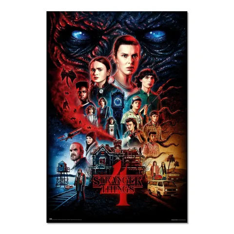 Poster Casa Vecna de Stranger Things 4 com 91