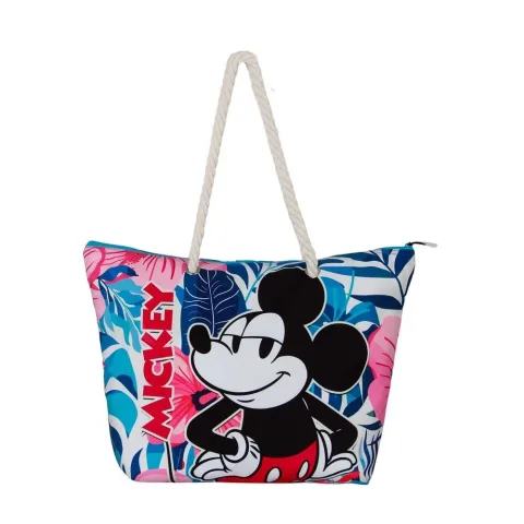 Encontra a Bolsa de Praia Blossom Mickey Mouse Disney da Karactermania