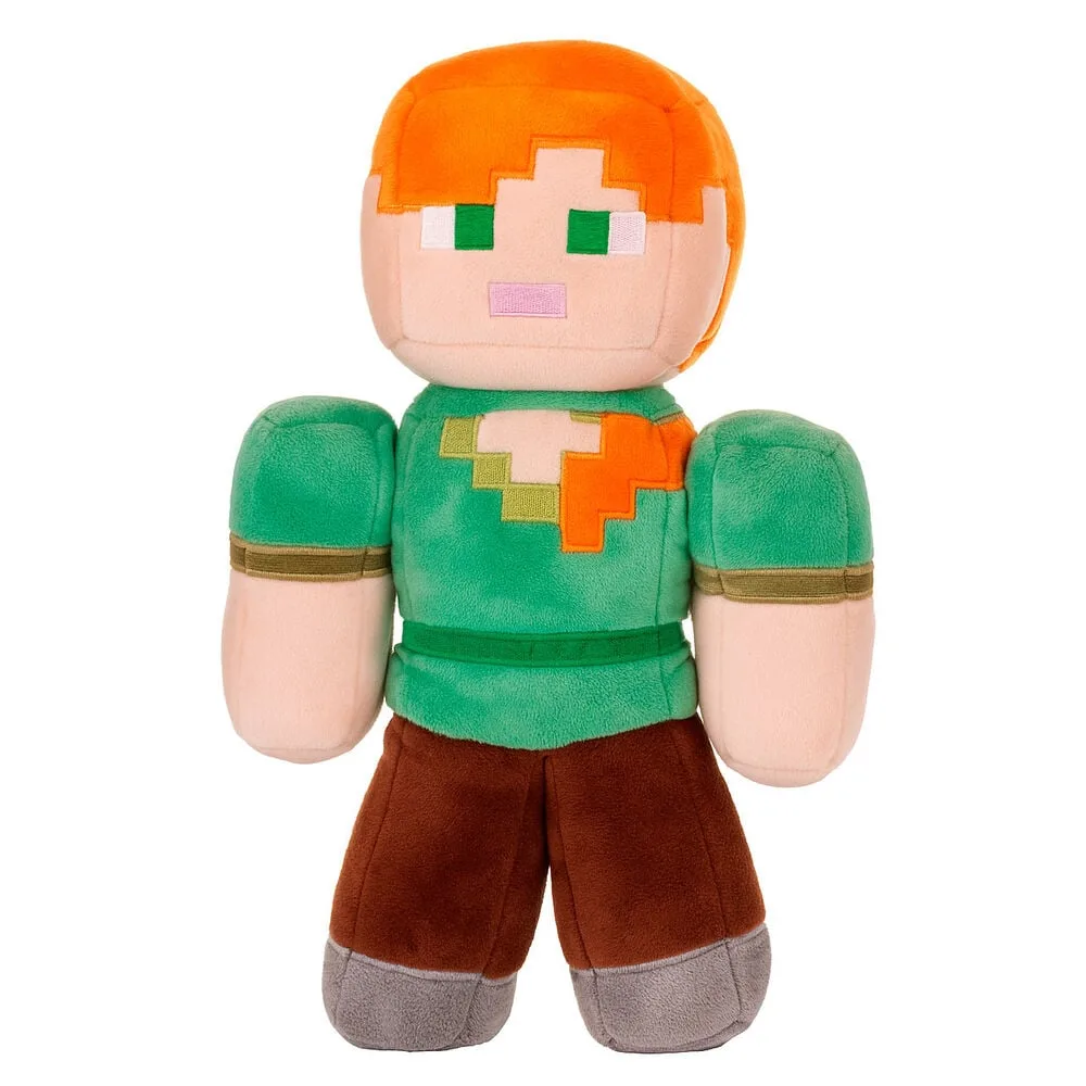 Peluche Alex Minecraft 30 cm da Play By Play. Uma personagem do videojogo em tamanho prático