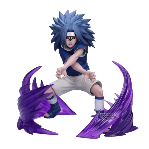 Sasuke Uchiha numa figura Vibration Stars de 15 cm