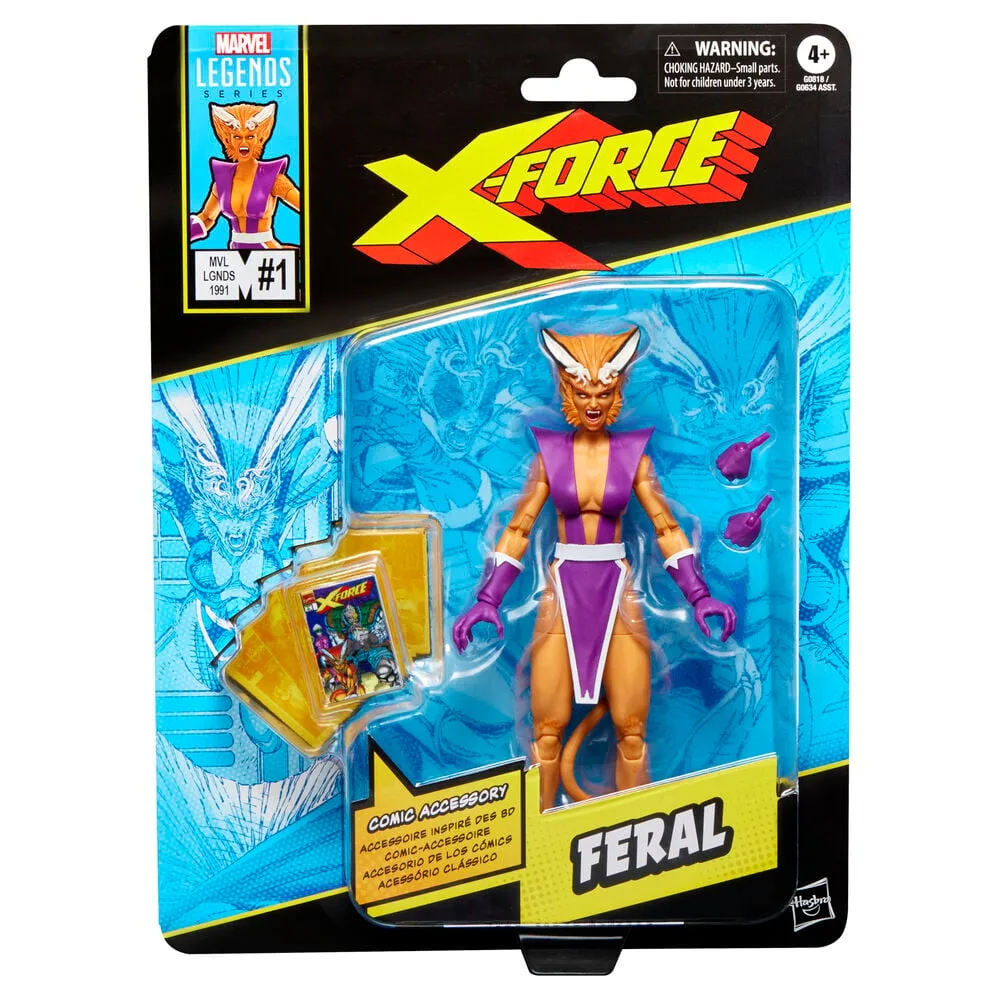 Junta a Feral à tua coleção com esta figura articulada de 15 cm da Marvel Legends Series da Hasbro