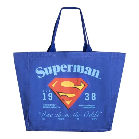 Saco de compras tote bag do Super-Homem DC Comics com 48 cm