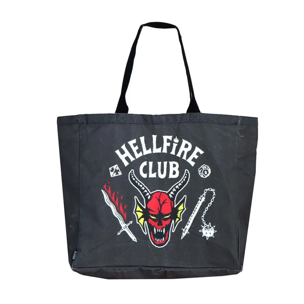 Bolsa de compras Stranger Things da Cerdá com 48 x 43 x 17 cm