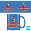 Caneca termossensível de Stranger Things 5 que muda de desenho com a bebida quente
