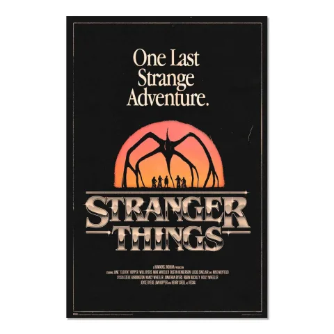 Poster Stranger Things da Erik com 91