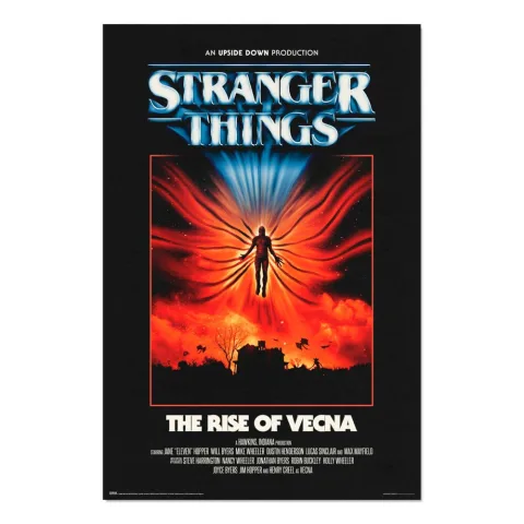 Poster The Rise of Vecna de Stranger Things com 91