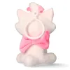 Porta-chaves de peluche da Marie de Os Aristogatas