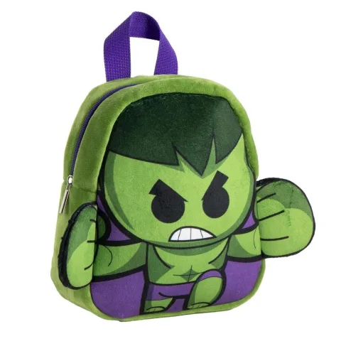 Mochila de peluche do Hulk Marvel com 22 cm