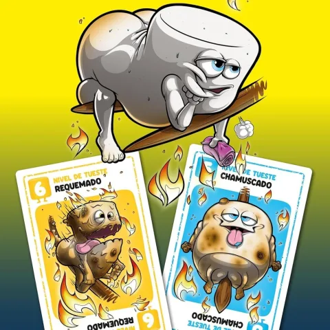 Livra-te dos marshmallows queimados no Jogo de Cartas Arschmallows