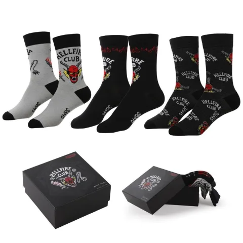 Pack de 3 pares de meias Stranger Things para adulto