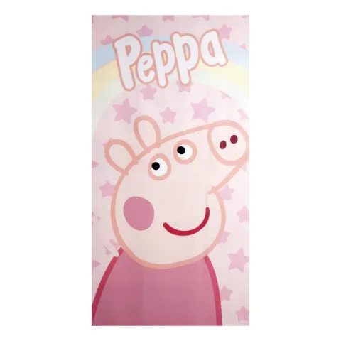 Leva a Peppa Pig para a praia ou piscina com esta toalha de microfibra de 70 x 140 cm da Cerdá