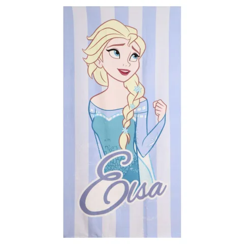 Leva Frozen para a praia com a Toalha de Microfibra Frozen Disney da Cerdá. 70x140 cm