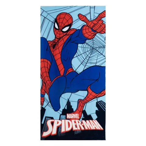 Conjunto do Homem-Aranha Marvel com toalha de 70 x 140 cm e óculos de natação. Prepara as férias e as aulas de natação e explora este kit de verão.