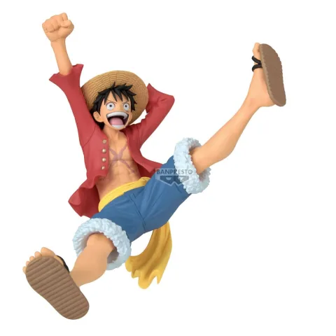 Figura Monkey D. Luffy Vol. 02 da série Romance Dawn de One Piece. Junta-a ao Vol. 01 e celebra as origens do Chapéu de Palha. Encontra-a na nossa loja!