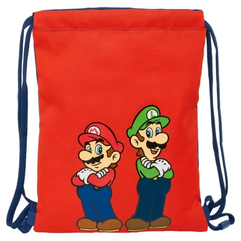 Saco de cordões Mamma Mia de Super Mario Bros com 34 cm