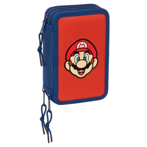 Descobre o estojo triplo Mamma Mia de Super Mario Bros com 37 peças
