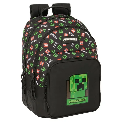 Mochila de Minecraft de 42 cm adaptável a carro portamochilas
