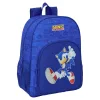 Mochila Sonic the Hedgehog de 42 cm adaptável a carrinho