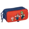 Estojo triplo Mamma Mia de Super Mario Bros com bolso frontal e fita para prender ao trolley. Compra um estojo espaçoso e prático para o dia a dia na escola.