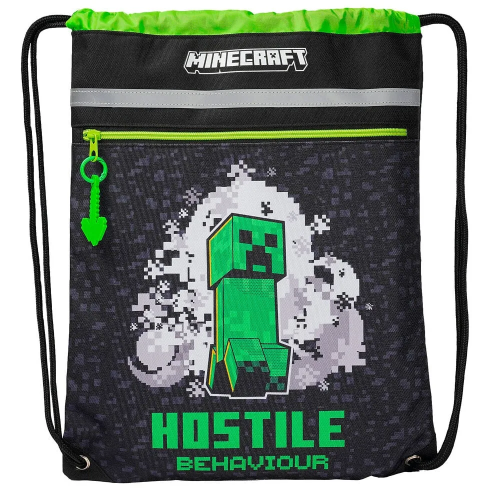 Saco de Cordões Minecraft 42 cm da CYP Brands: leve