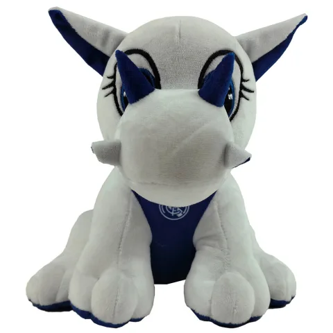 Peluche Dragão Real Madrid com 25 cm em poliéster macio