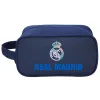 Estojo Real Madrid em poliéster com formato alongado de 29 x 13 x 3