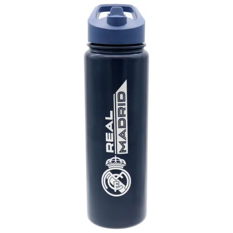 Garrafa de aço inoxidável Real Madrid de 750 ml com parede dupla: bebidas quentes 8 horas e frias 12 horas