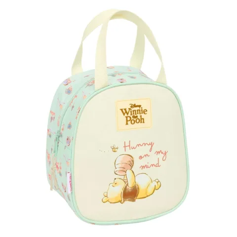 Lancheira térmica Winnie the Pooh da Safta com interior forrado a alumínio para manter frio ou calor e pega superior. Perfeita para a escola. Encontra-a aqui!