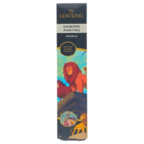 Cria brilho com o Kit de Pintura com Diamantes O Rei Leão Disney da Canenco