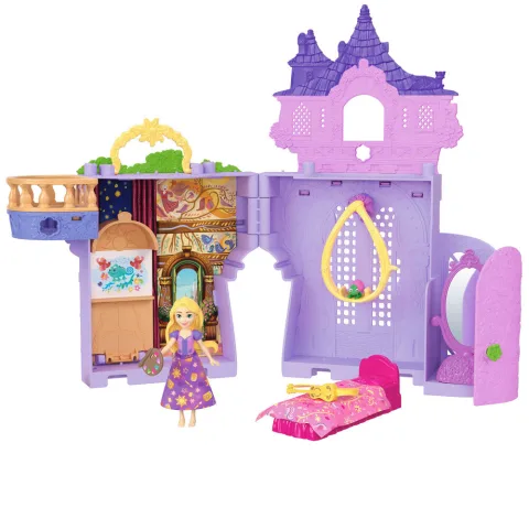 Mini castelo da Rapunzel inspirado em Entrelaçados da Disney