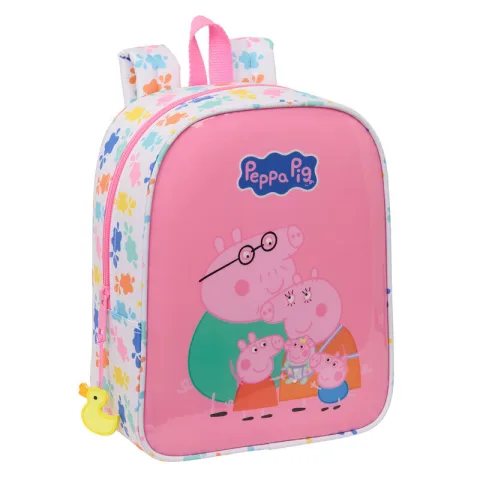 Mochila de Creche Baby Pig Peppa Pig de 27 cm