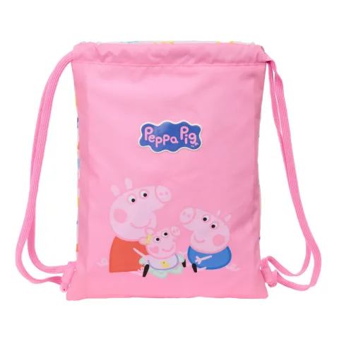 Saco de Cordões Baby Pig Peppa Pig de 34 cm