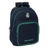 Mochila Adaptável Real Madrid Segundo Equipamento 25/26 de 42 cm com cantoneiras de borracha e dois compartimentos grandes para a escola. Descobre-a!