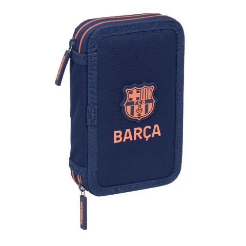Estojo duplo FC Barcelona do segundo equipamento 25/26 com 29 peças: lápis de cor